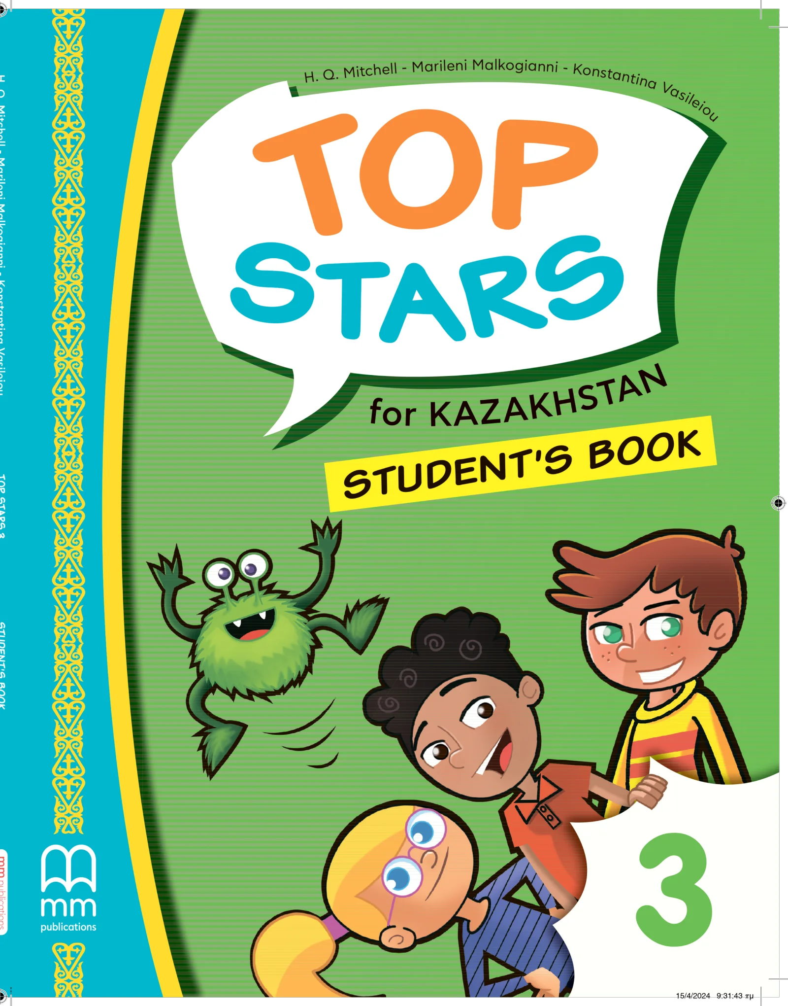 Top Stars for Kazakhstan Grade 3 Student’s Book (including online student's material)